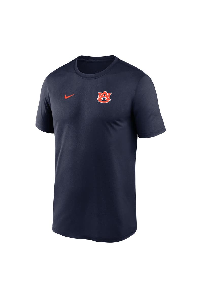 Men's Nike Navy Auburn Tigers 2025 Sideline Small Logo Legend Dri-FIT T-Shirt, Alternate, color, Navy