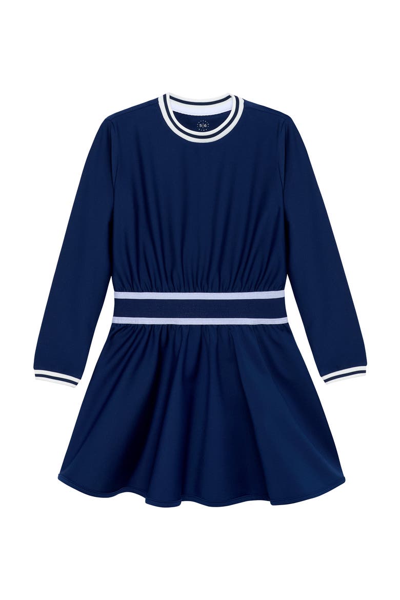 Club Long Sleeve Dress, Main, color, Navy