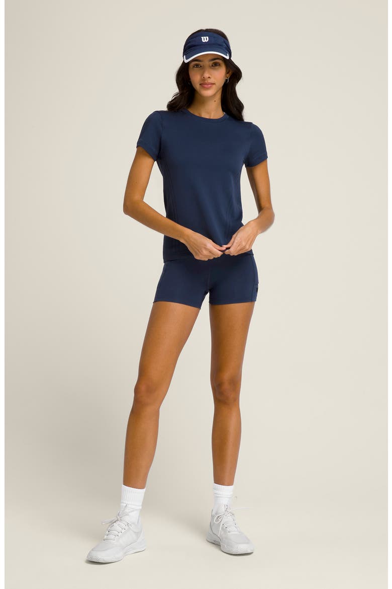 Pro Seamless T-Shirt, Alternate, color, CLASSIC NAVY