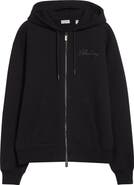 Burberry Rory Logo Embroidered Cotton French Terry Zip Hoodie