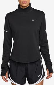 Nike Therma-FIT Swift Mock Neck Running Top