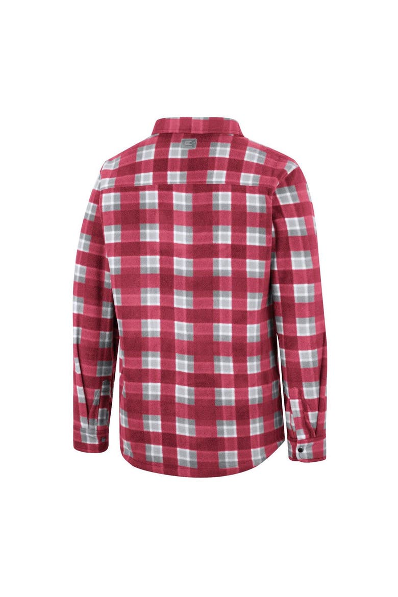 Men's Colosseum Red Maryland Terrapins Ellis Full-Snap Jacket, Alternate, color, Red