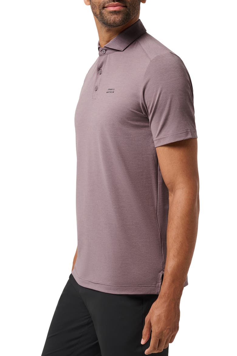 The Heater Solid Short Sleeve Performance Polo, Alternate, color, MOONSCAPE