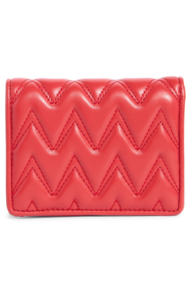 VALENTINO BY MARIO VALENTINO Nero Sauvage Quilted Wallet, Alternate, color,