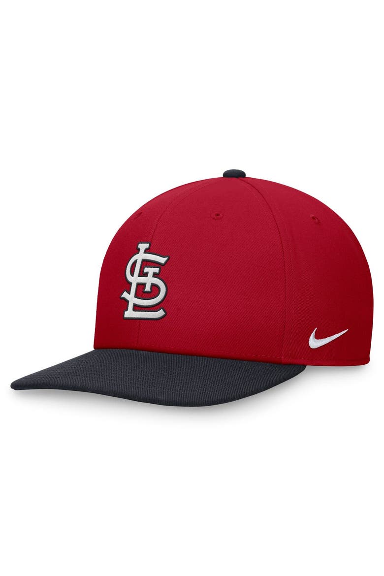 Men's Nike Red/Navy St. Louis Cardinals Evergreen Two-Tone Snapback Hat, Main, color, Red