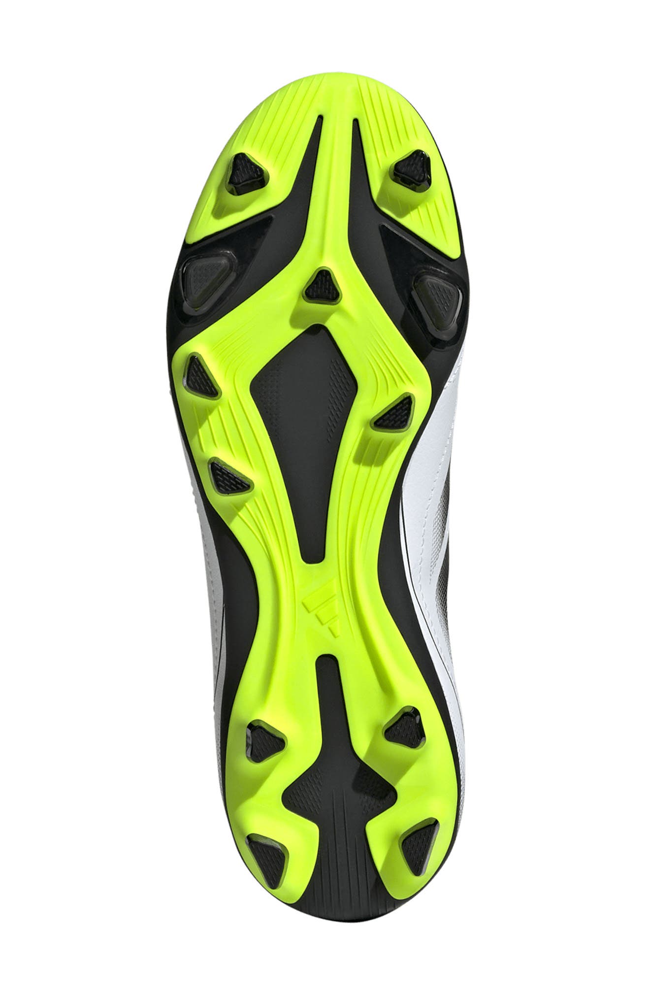 adidas Goletto IX Laceless Soccer Cleat, Alternate, color, White/ Black/ Lemon