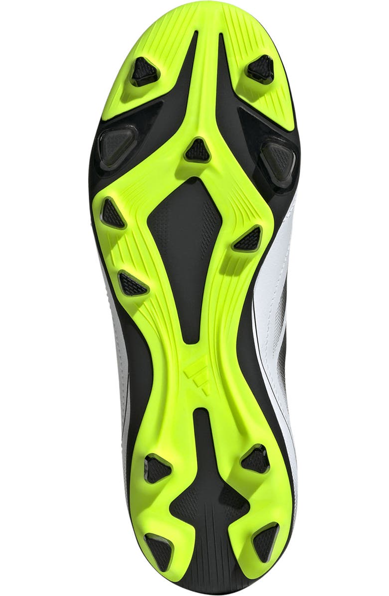 adidas Goletto IX Laceless Soccer Cleat, Alternate, color, White/ Black/ Lemon