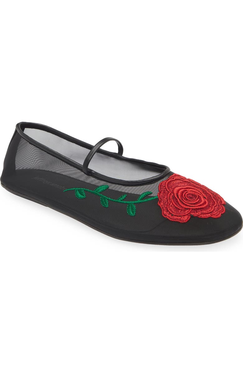 Jeffrey Campbell Swan Flower Mary Jane Flat, Main, color,