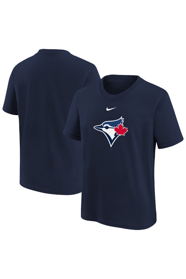 Youth Nike  Navy Toronto Blue Jays Large Logo T-Shirt, Main, color, Navy
