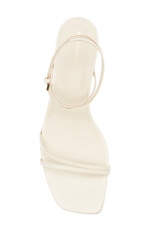 Reformation Alice Heeled Ankle Wrap Sandal
