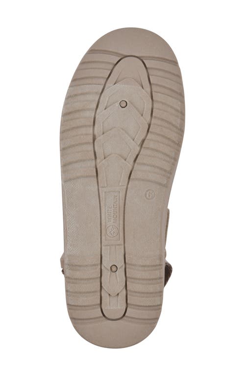 White Mountain Footwear Icebound Slingback Clog In Brown