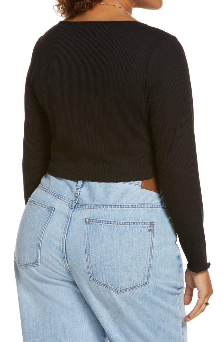 BP. Cropped Rib Cardigan & Camisole Set, Alternate, color, 