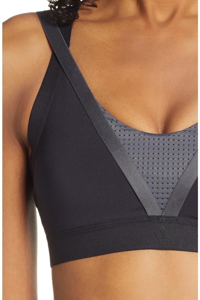 All Me Sports Bra, Alternate, color, BLACK