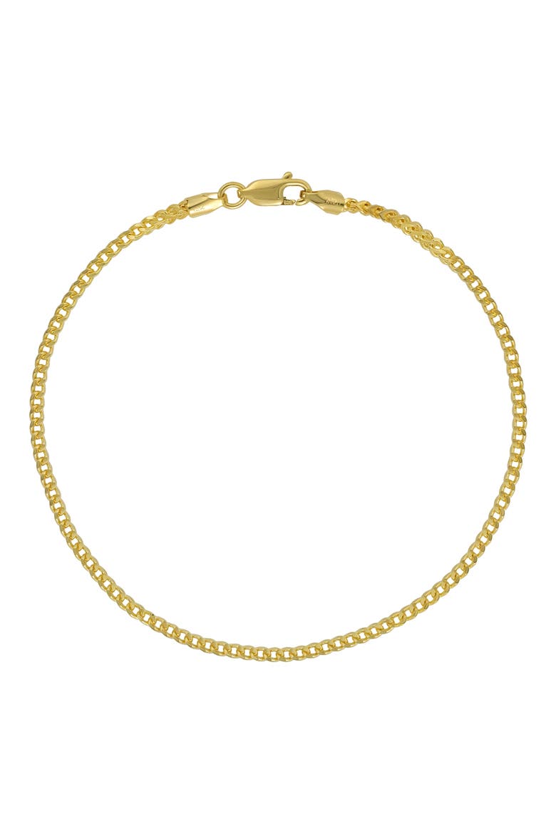 Men's 14K Gold Curb Chain Bracelet (Nordstrom Exclusive), Main, color, 14K YELLOW GOLD