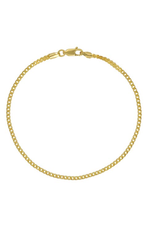 Men's 14K Gold Curb Chain Bracelet (Nordstrom Exclusive)