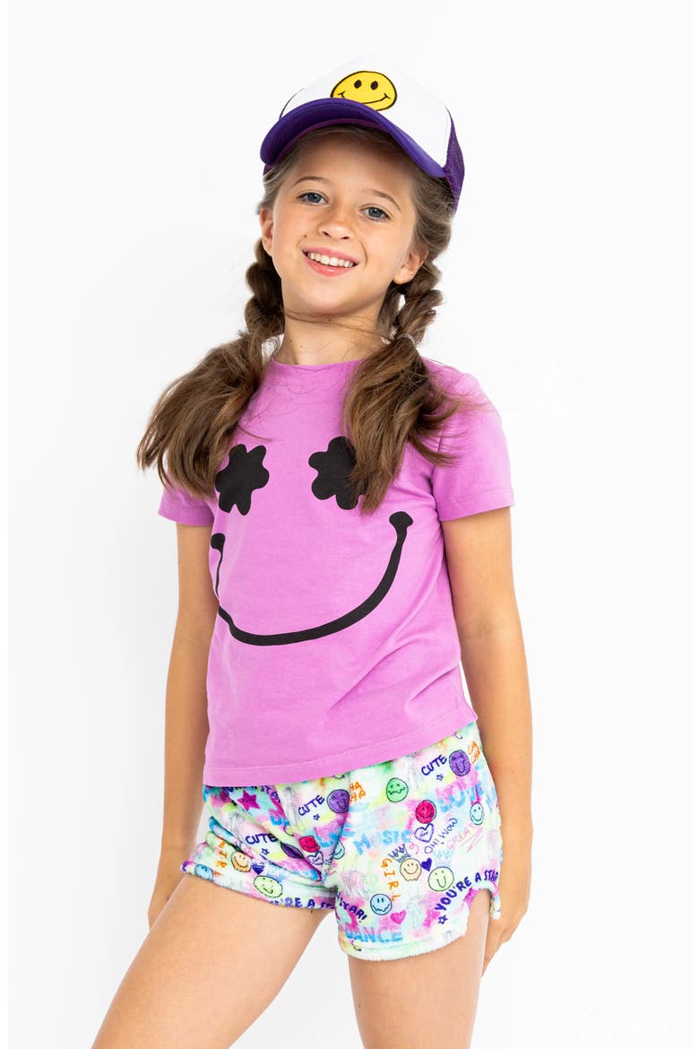 Let's Dance Plush Lounge Shorts, Main, color, Multicolor