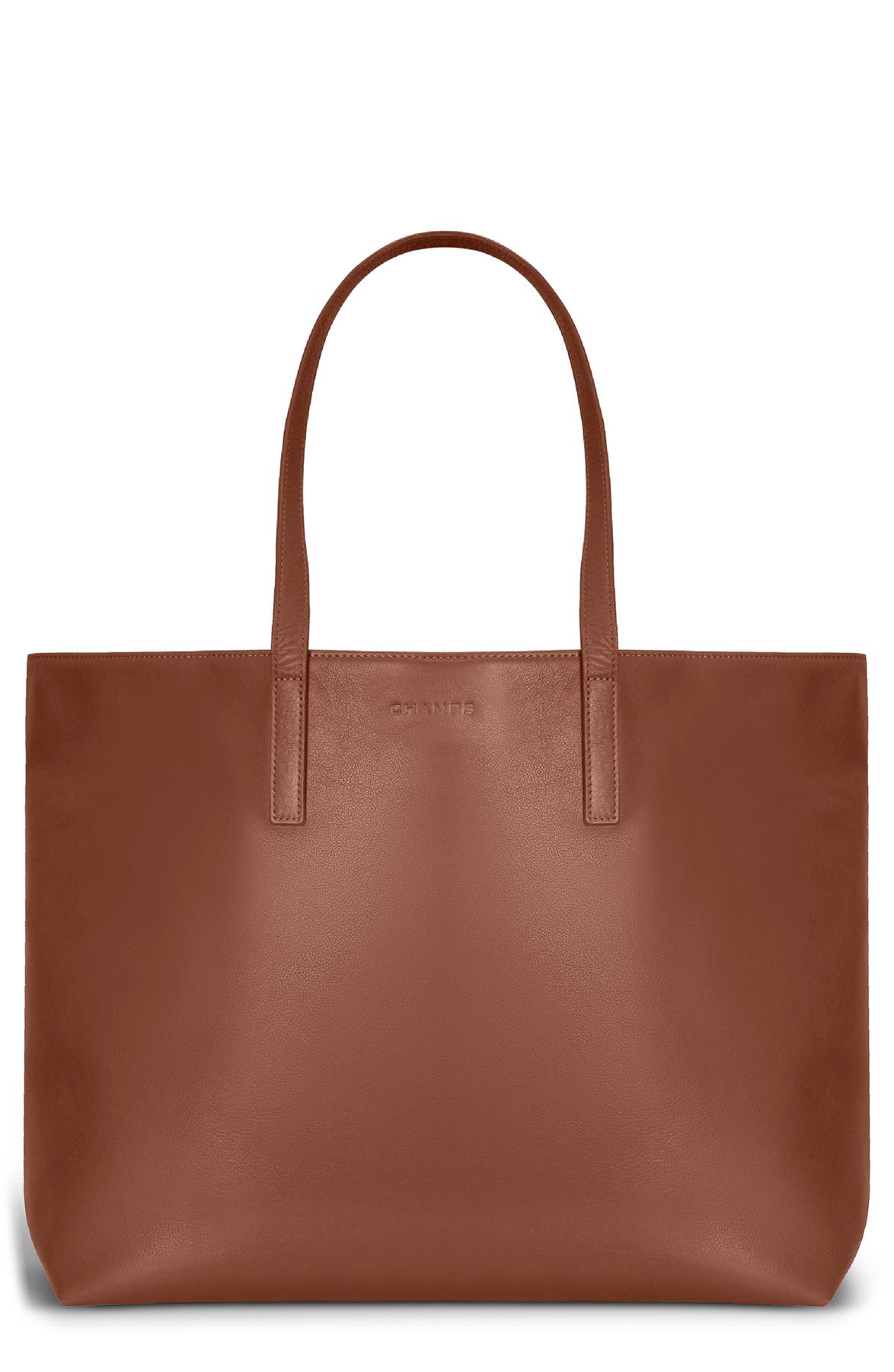 Champs Onyx Leather Open Tote