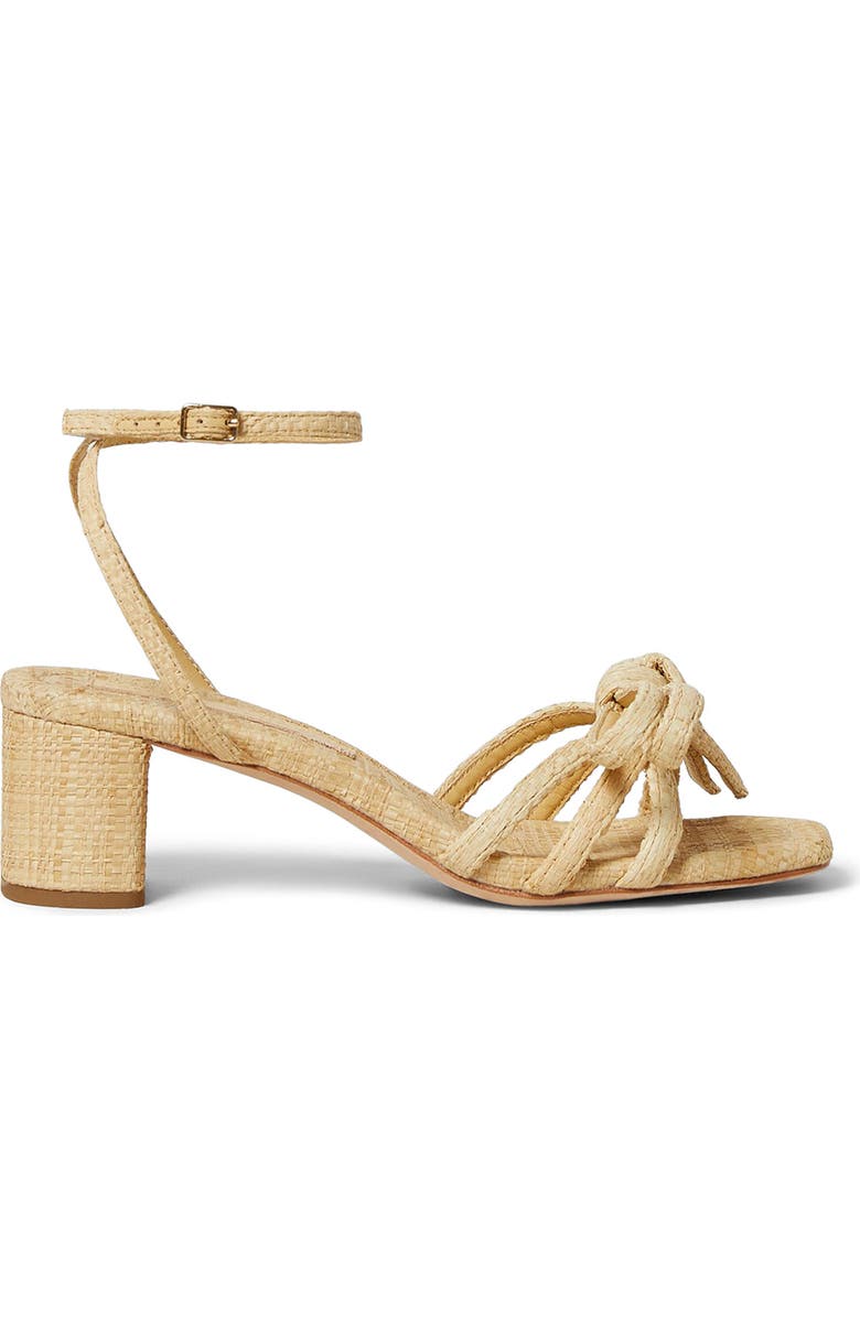 Loeffler Randall Mikel Bow Sandal, Alternate, color, Natural
