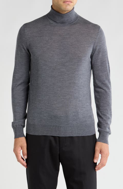 Merino Wool Turtleneck Sweater