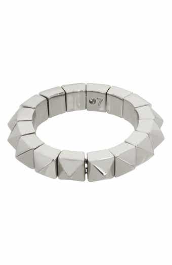 AllSaints Pyramid Chain Ring