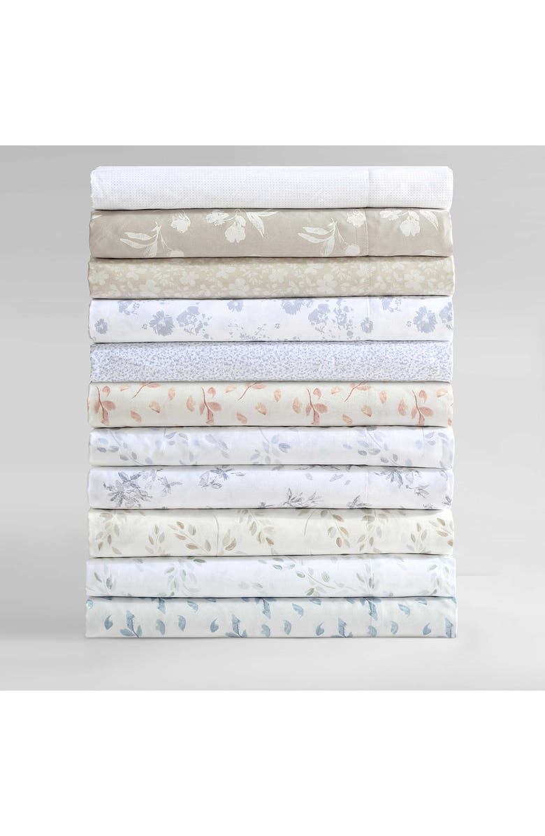 Calvin Klein Abstract Ditsy Floral 300 Thread Count Sateen Sheet Set, Alternate, color, Grey