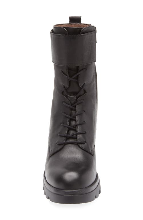 Wonders G-7021 Combat Boot In Black