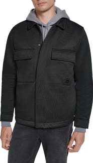 KARL LAGERFELD Twill Shirt Jacket