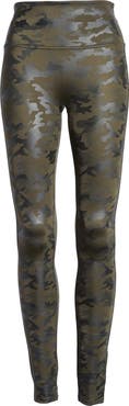 SPANX® Camo Faux Leather Leggings