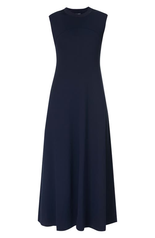 Sweaty Betty Flow Racer Maxi Dress In Navy Blue