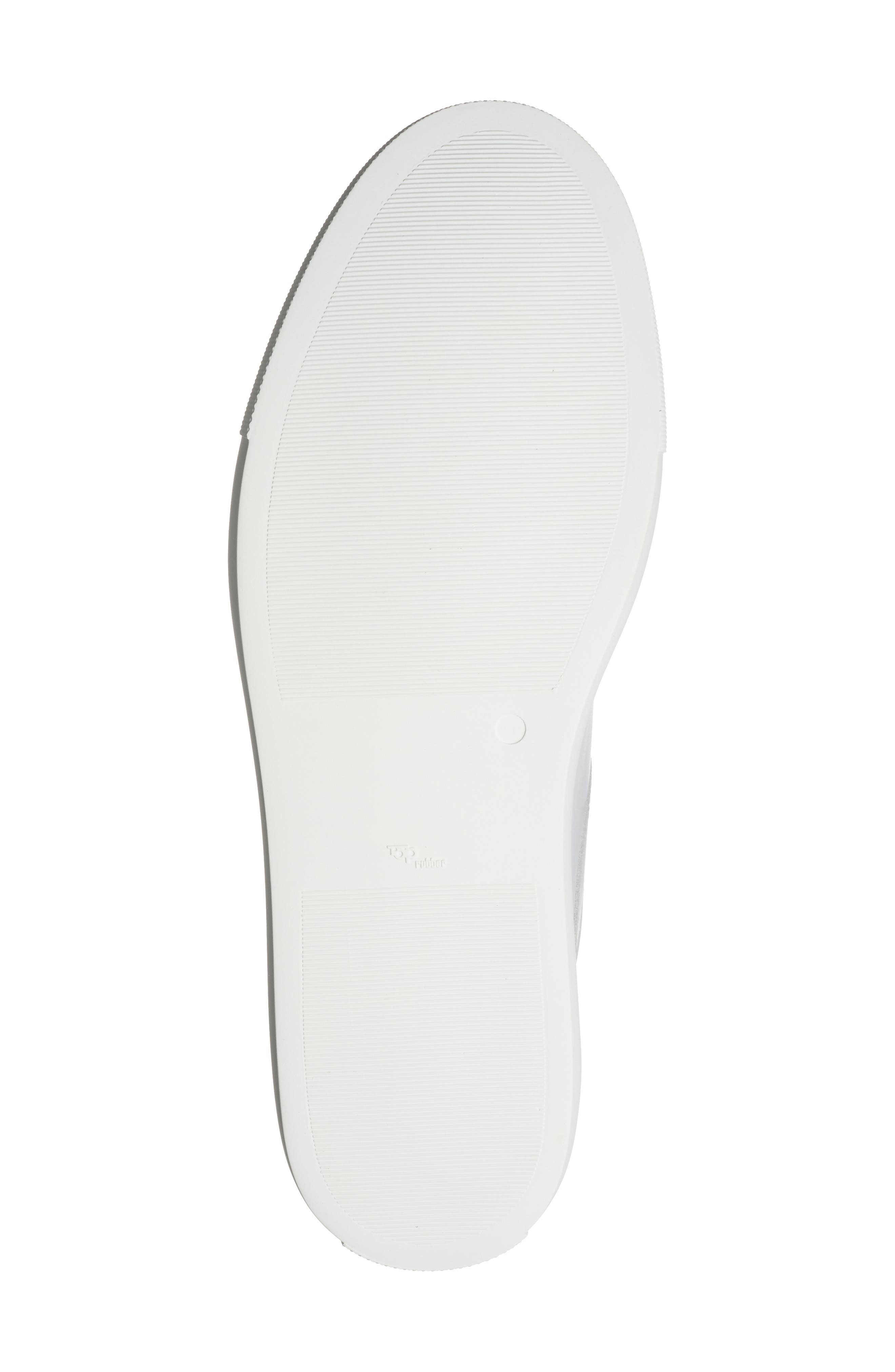 Magnanni Delan Low Top Sneaker, Alternate, color, White / Midbrown