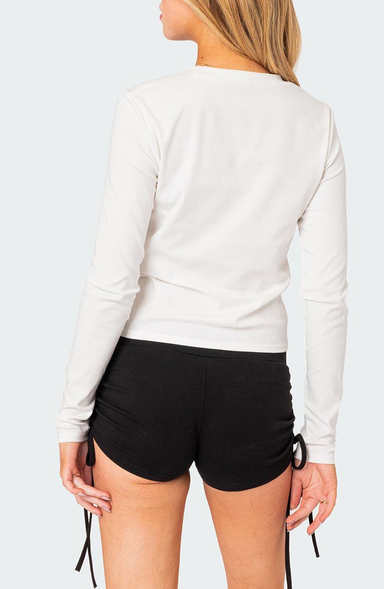 EDIKTED Dump Him Long Sleeve T-Shirt, Alternate, color,