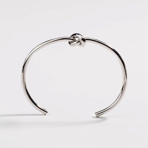 Hollywood Sensation Love Knot Bracelet -gold Knot Bracelet In Silver