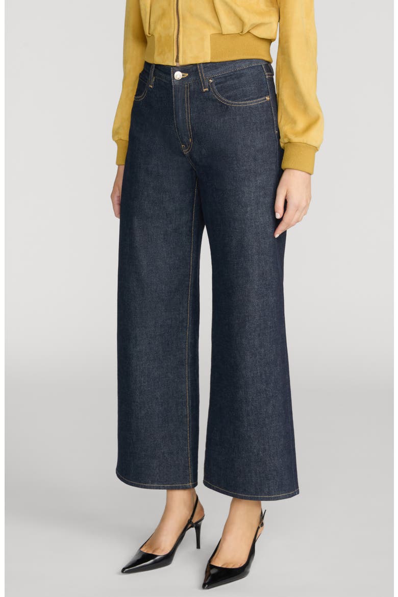 The Swing High Waist Wide Leg Jeans, Alternate, color, RINSE