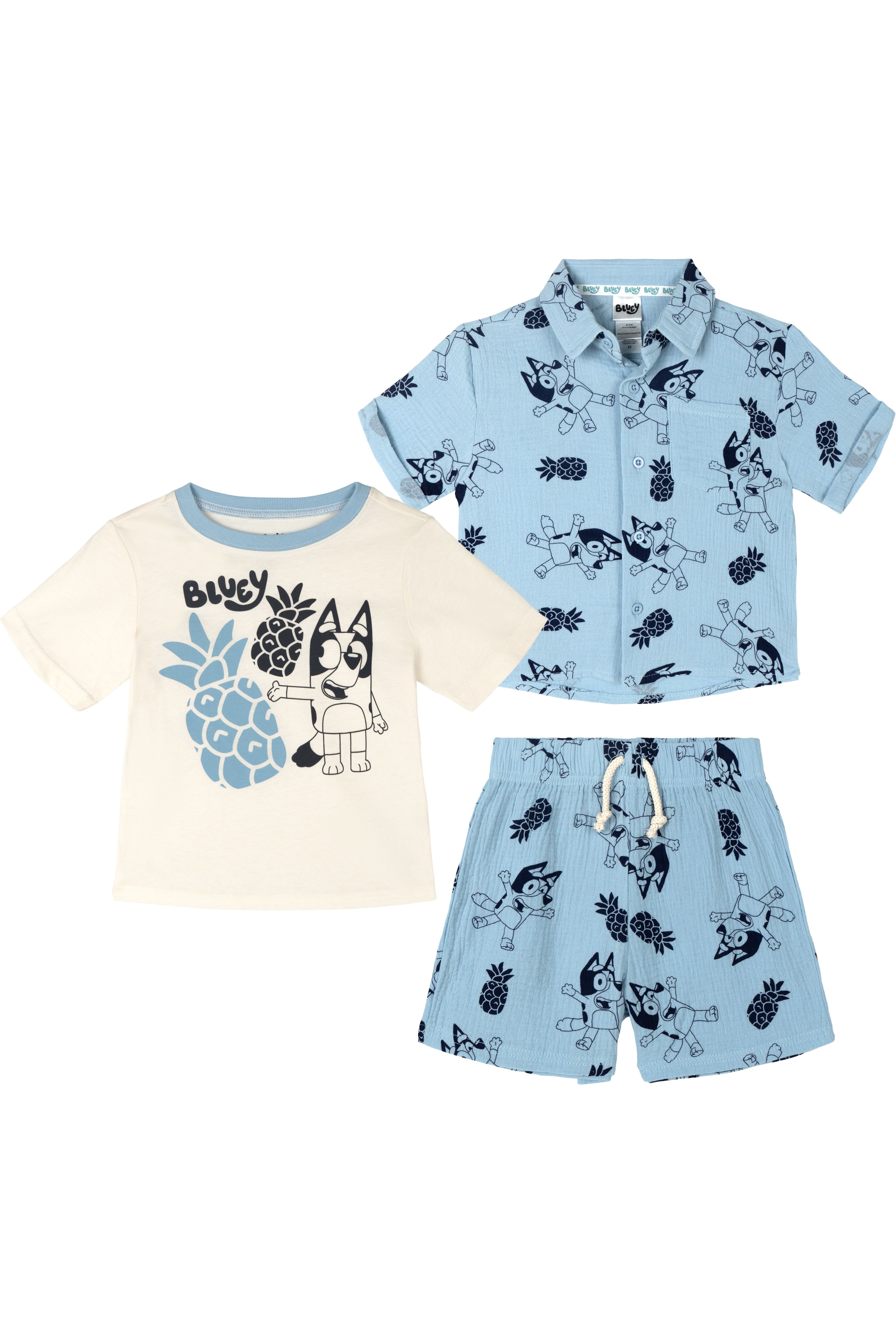 selected Bluey Blue White