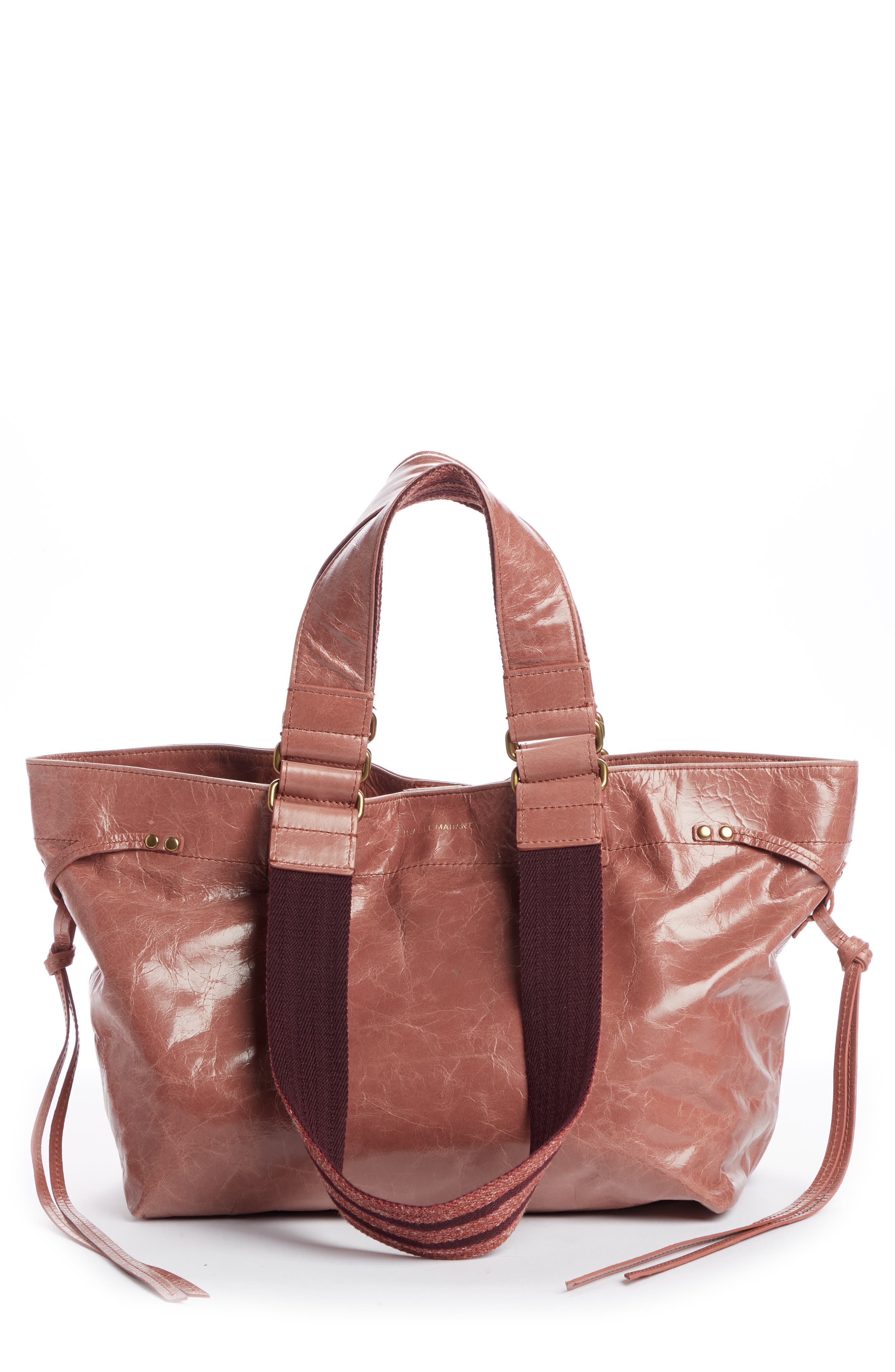 Isabel Marant Bagya Leather Tote, Main, color, 