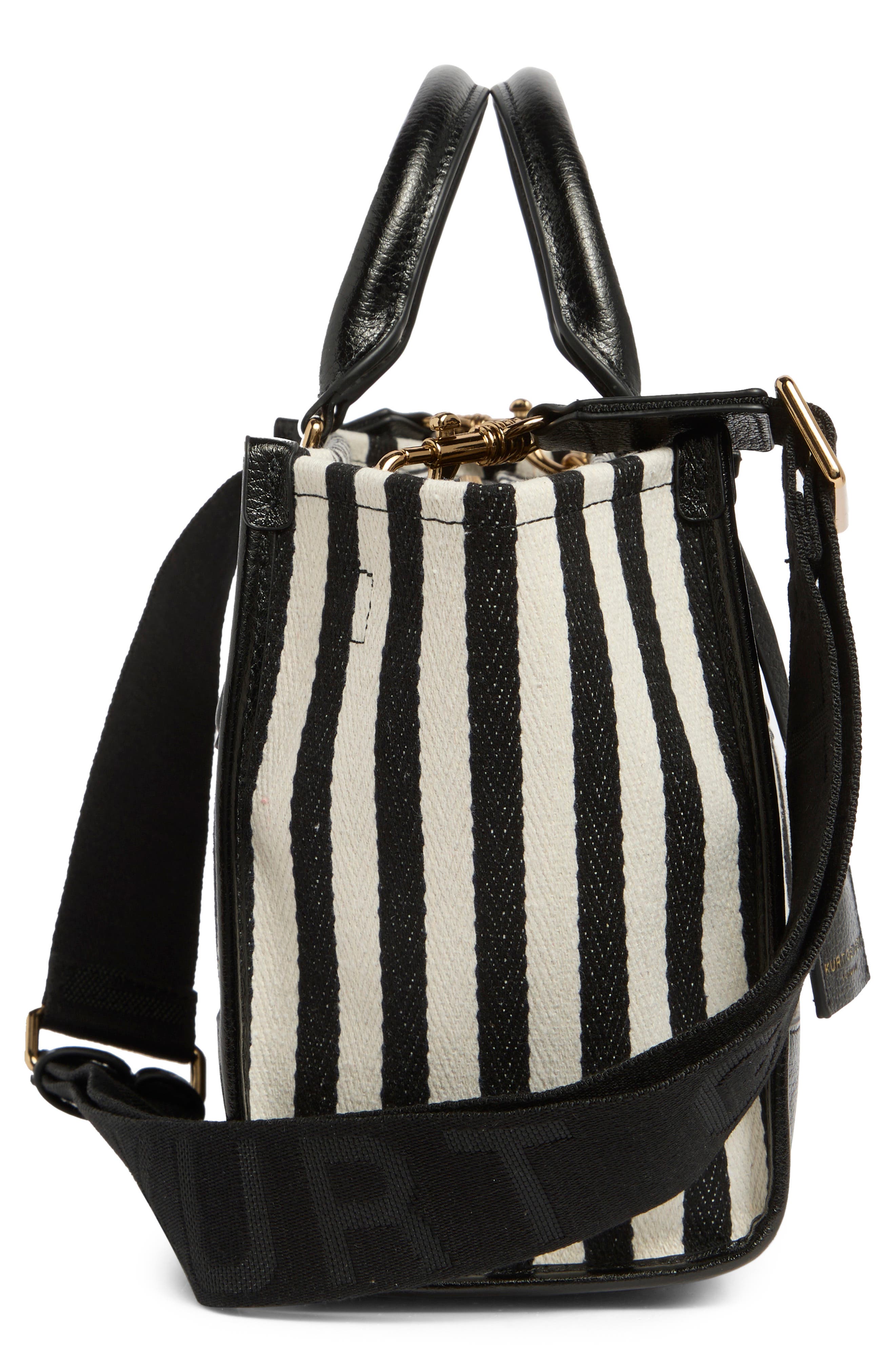 Kurt Geiger London Chiswick Small Shopper Tote, Alternate, color, Blk/White