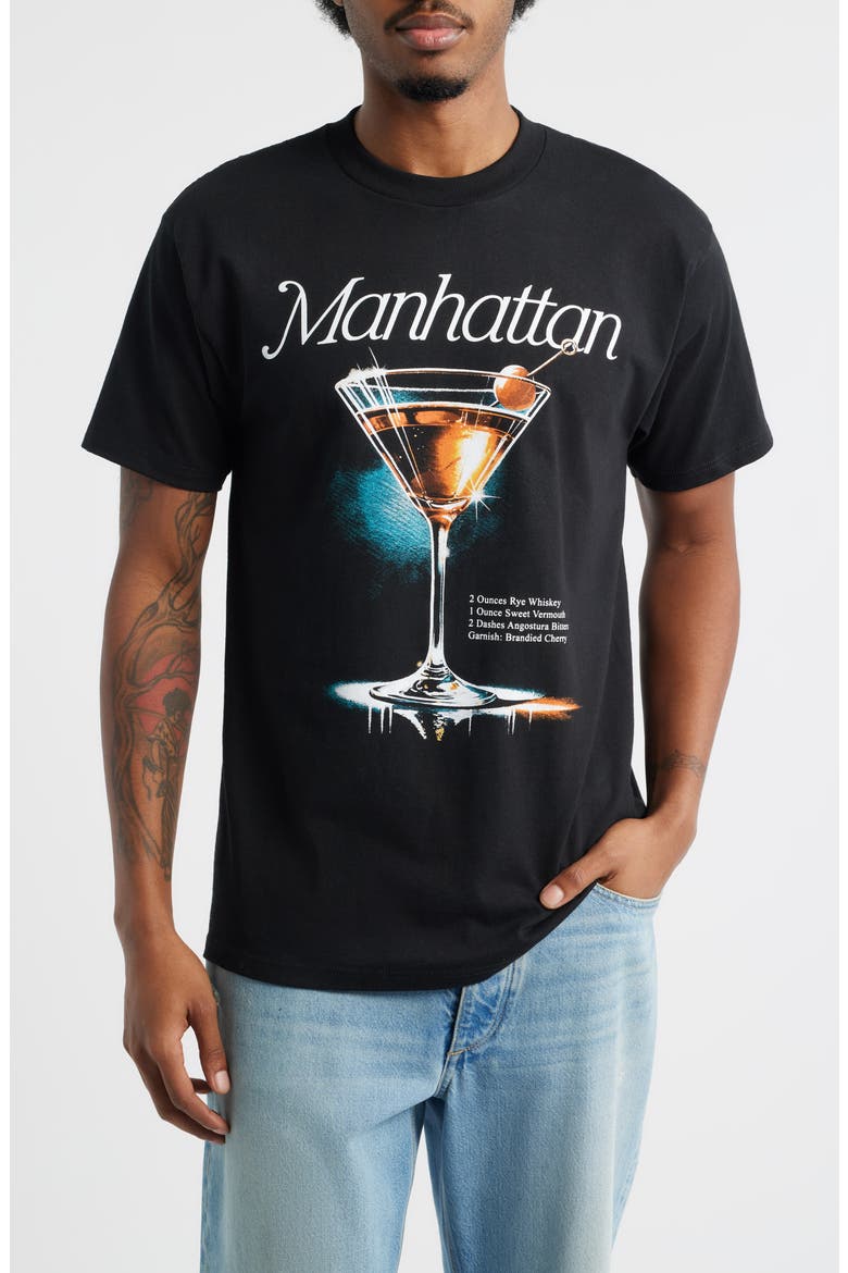 Manhattan T-Shirt, Main, color, BLACK