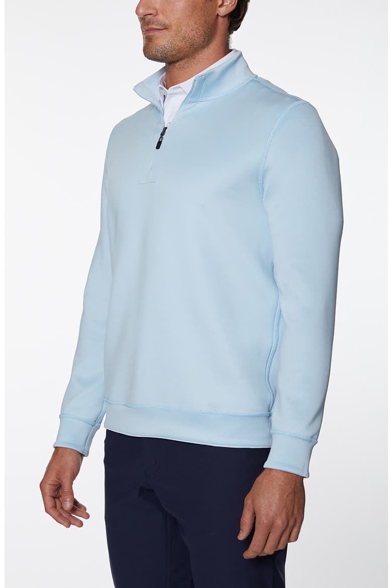Reversible Half-Zip Pullover, Alternate, color, LT.BLUE