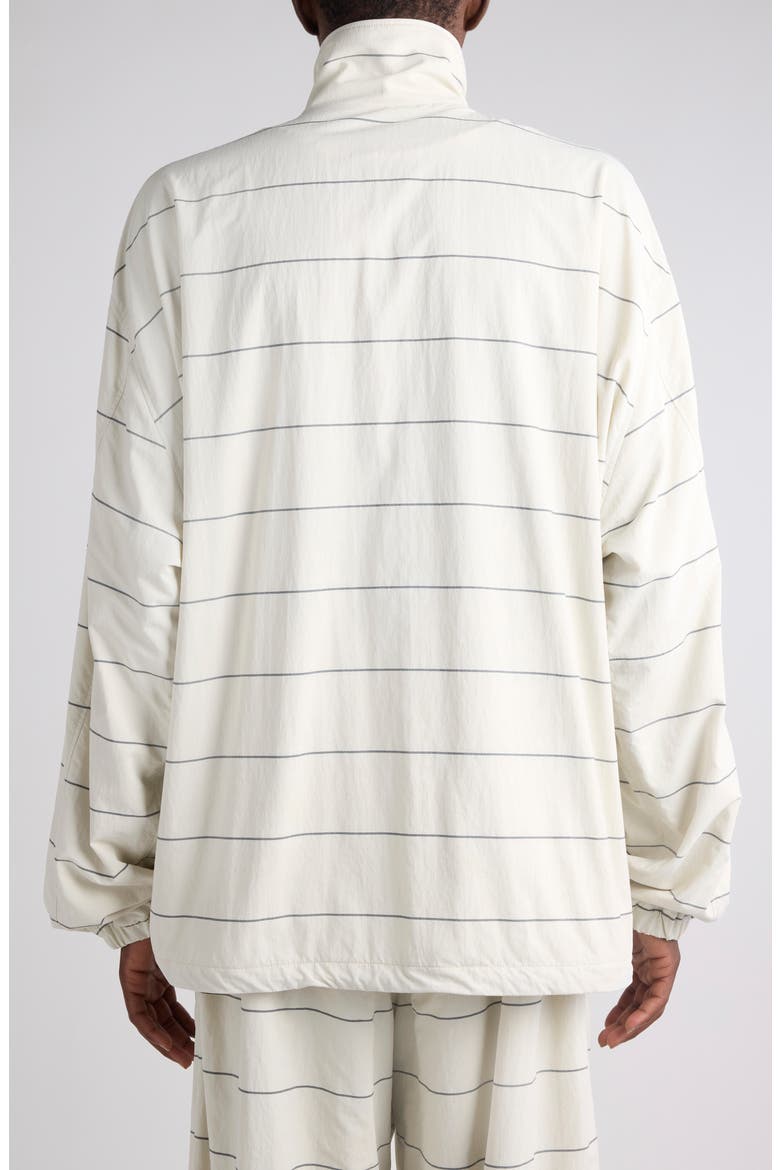 Stripe Track Jacket, Alternate, color, DIRTY WHITE/ BLACK
