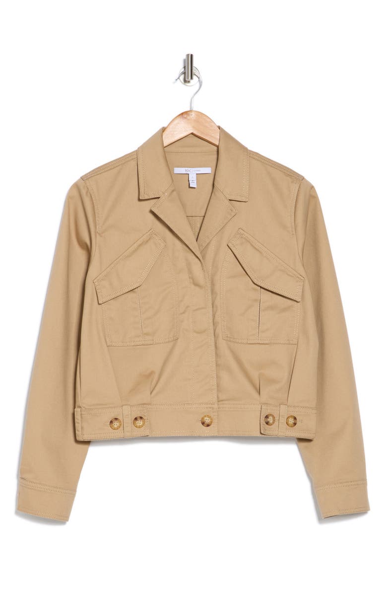 Derek Lam 10 Crosby Gwen Field Jacket, Alternate, color, Khaki