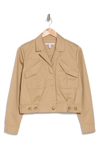 Derek Lam 10 Crosby Gwen Field Jacket In Khaki