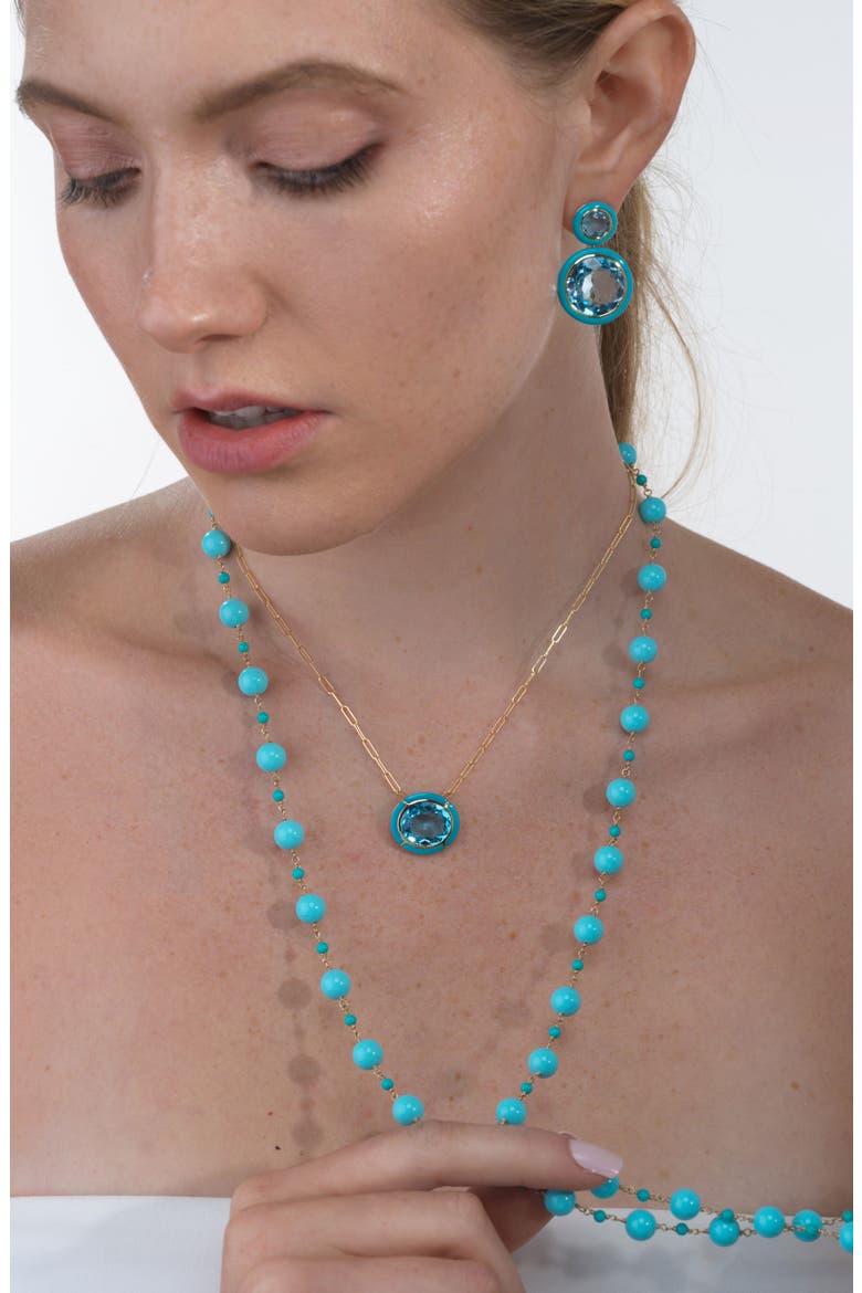 Melange Drop Earrings, Alternate, color, PALE BLUE