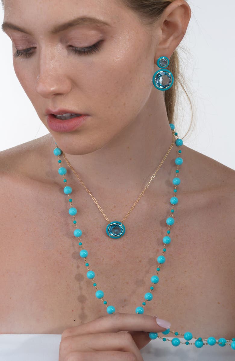 GOSHWARA Melange Drop Earrings, Alternate, color, Pale Blue