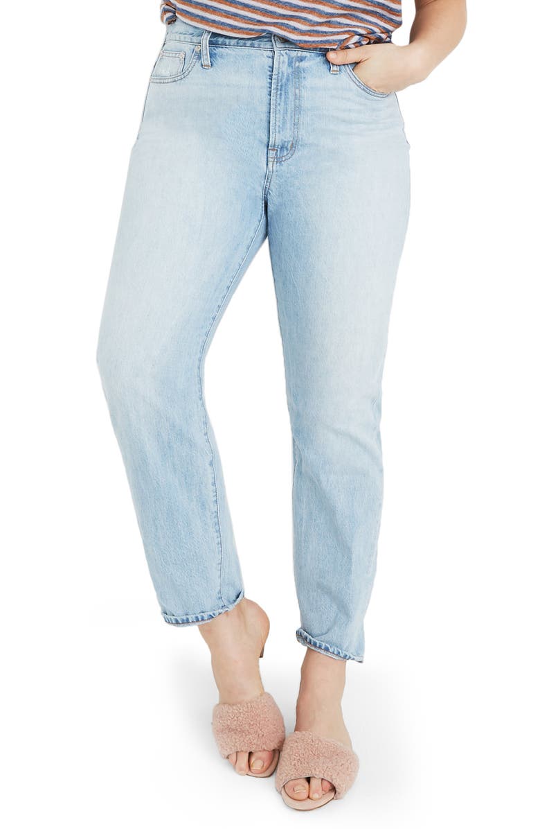 Madewell Perfect Vintage Step Hem Jeans, Alternate, color,