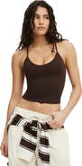 COTTON ON BODY Women's Active Ultra Soft V Neck Racer Back Tank