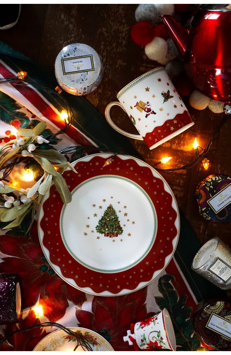 Prouna My Noel Canape / Dessert Plate, set of 4, Alternate, color, White