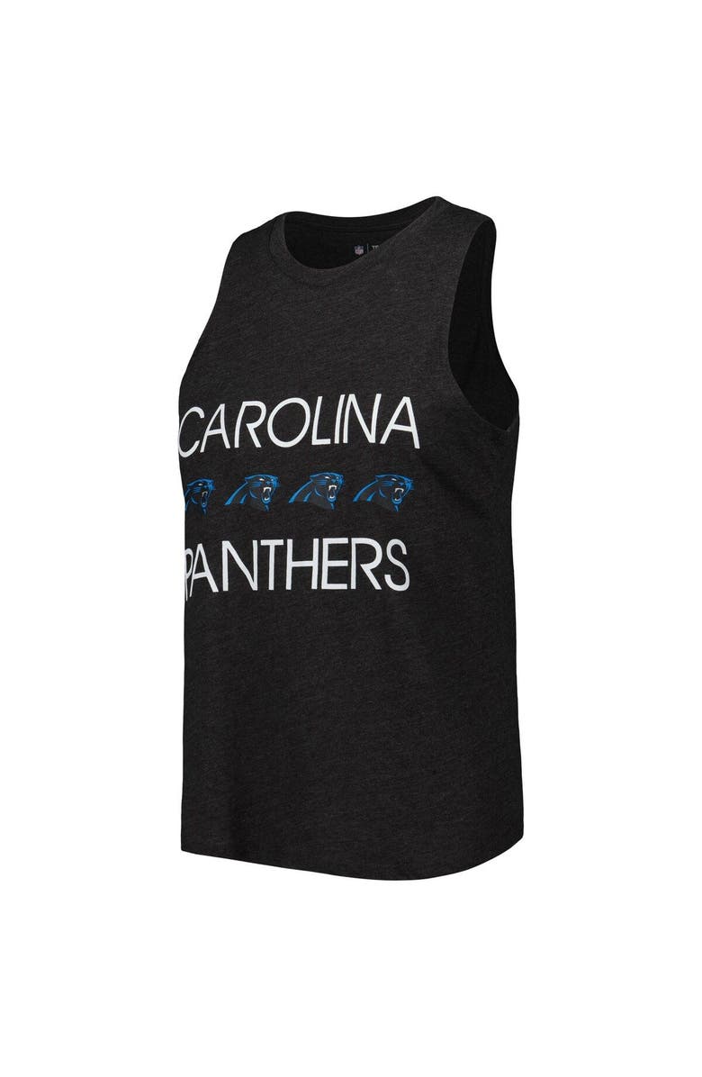 CONCEPTS SPORT Women's Concepts Sport Blue/Black Carolina Panthers Muscle Tank Top & Pants Sleep Set, Alternate, color, 