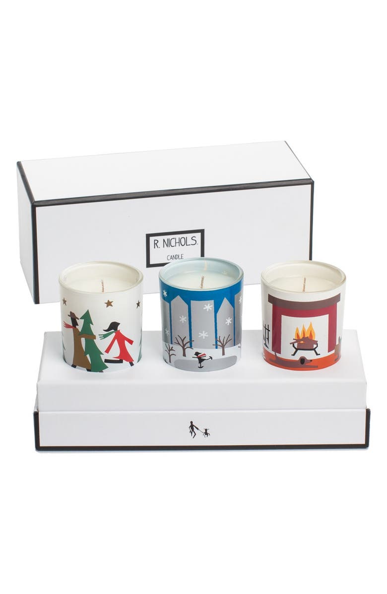 R. NICHOLS Scented Votive Candle Trio, Alternate, color, 