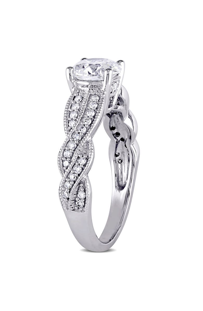 Julianna B. Diamond Braided Engagement Ring 14k, Alternate, color, 14K White Gold