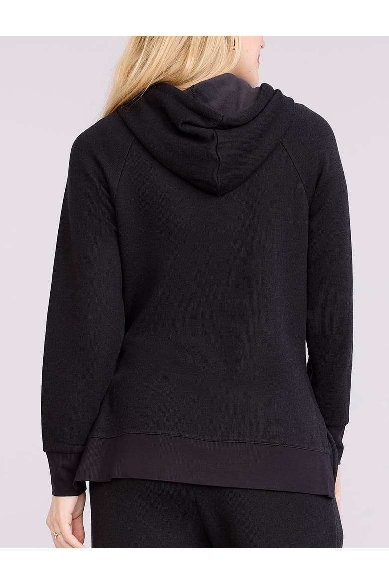 Relaxed Fit Maternity Hoodie, Alternate, color, Black